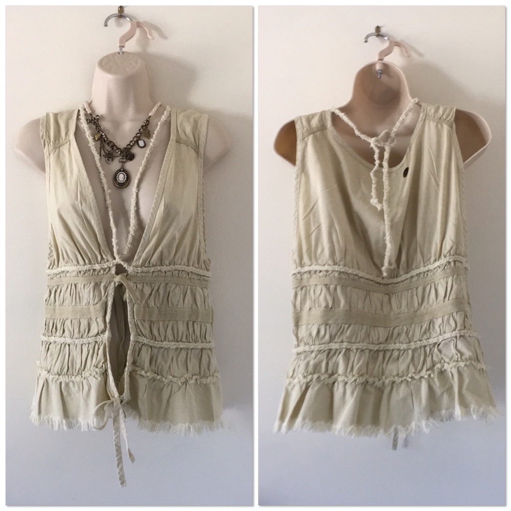 Free People Rugged Boho Vest